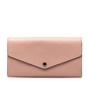 LOUIS VUITTON Pink Leather Wallet